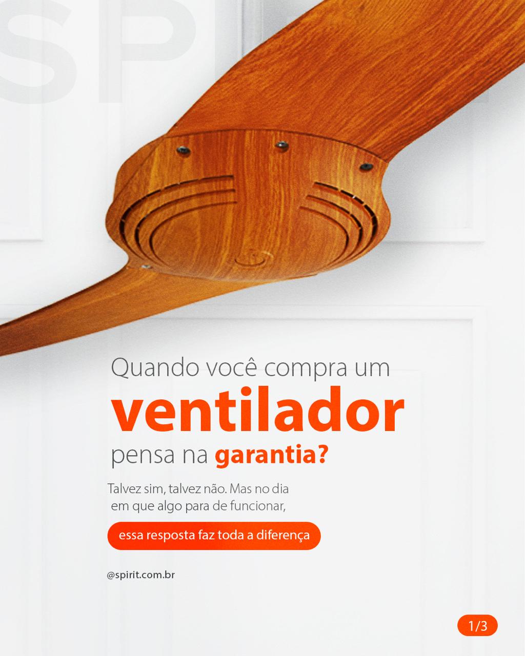 Siga Ventilador de teto Spirit no Instagram