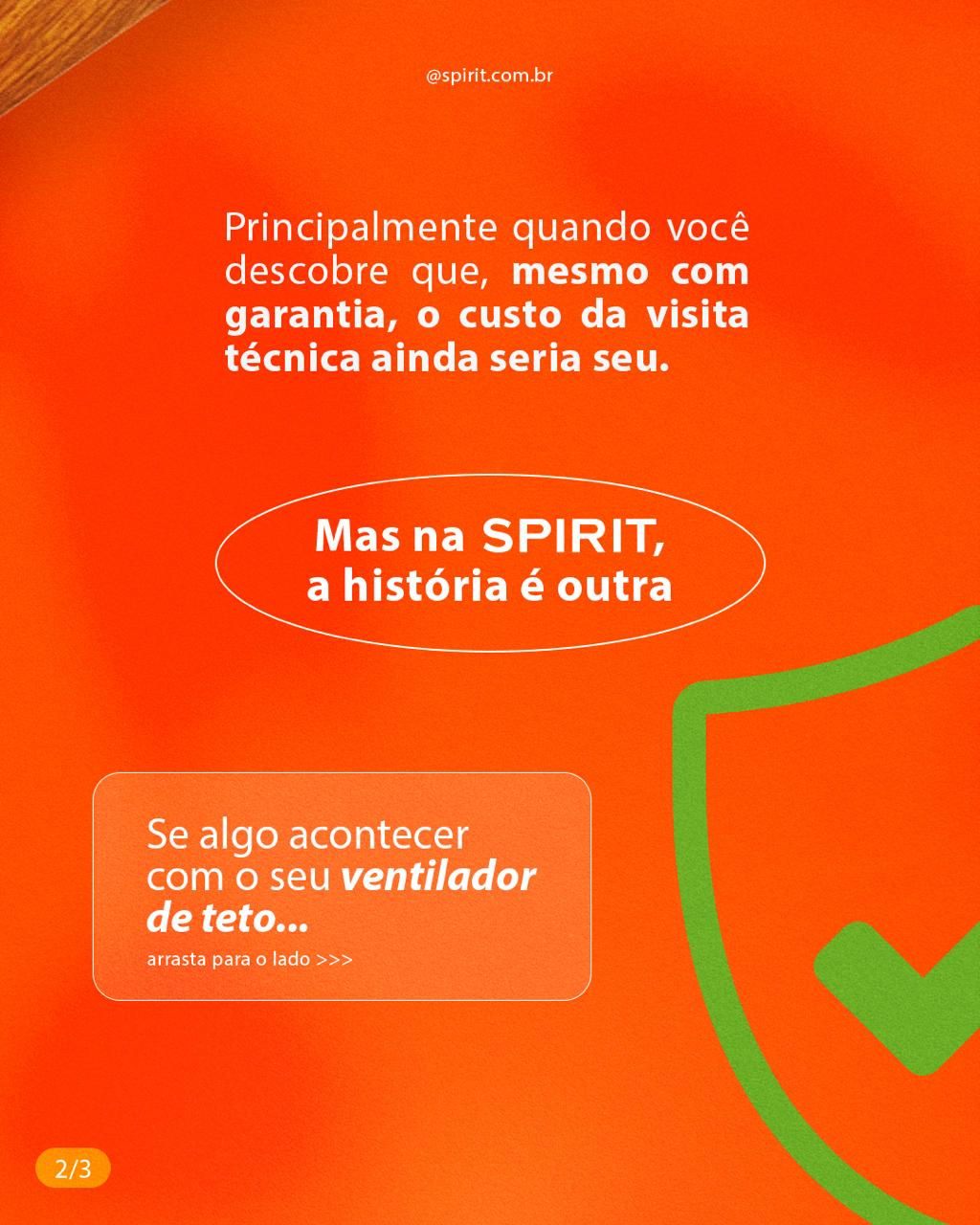 Siga Ventilador de teto Spirit no Instagram