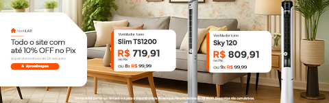 Aproveite Ventilador SPIRIT Torre com Condições Especiais