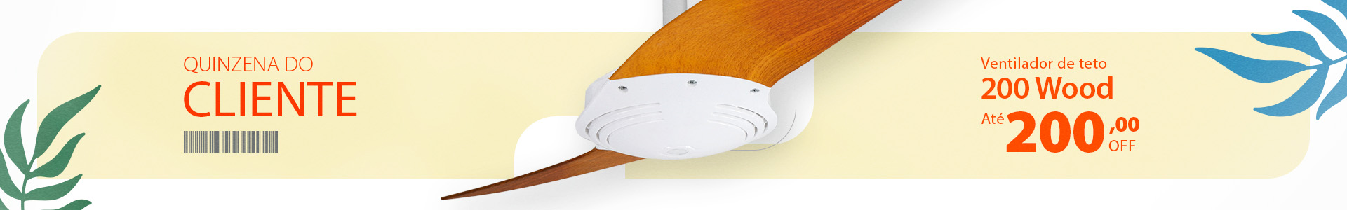 Ventilador SPIRIT Wood com Desconto incrível! - Conecte-se ao Natural !