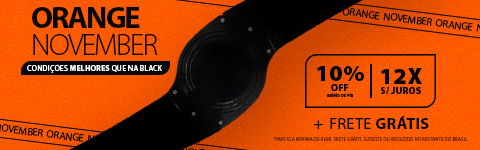 A Melhor Black é Orange November! 12X Sem Juros, 10% no Pix e Frete Grátis*