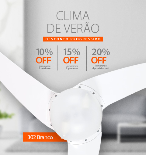 Ventilador de Teto SPIRIT 302 com Descontos Progressivos e até 6X Sem Juros!