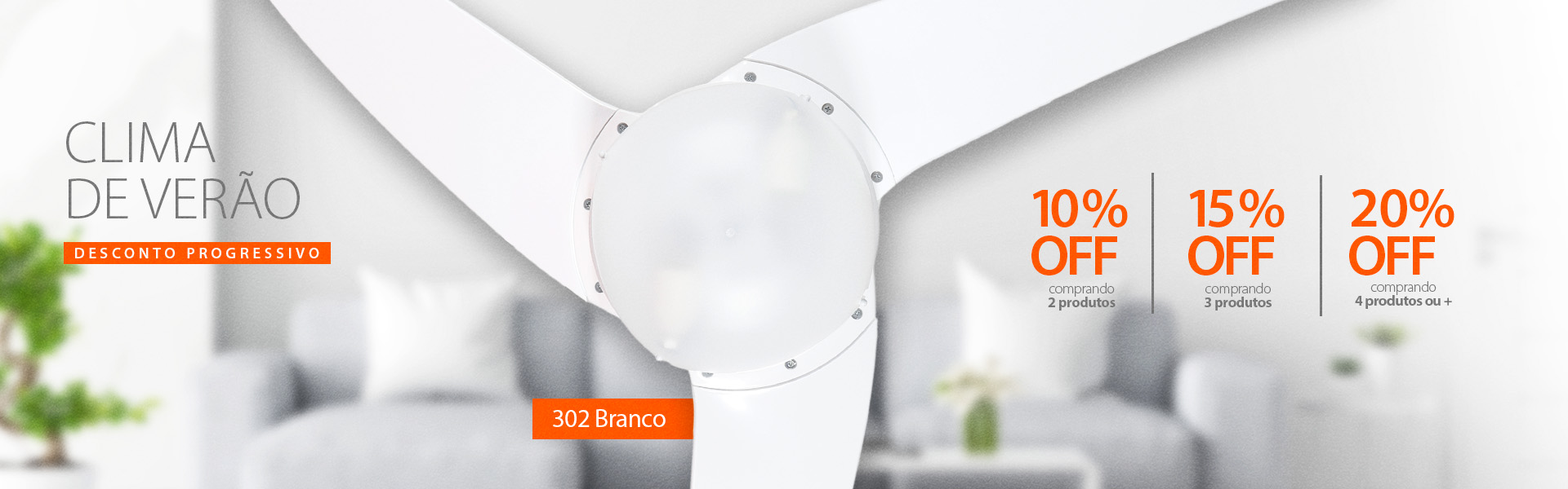 Ventilador de Teto SPIRIT 302 com Descontos Progressivos e até 6X Sem Juros!