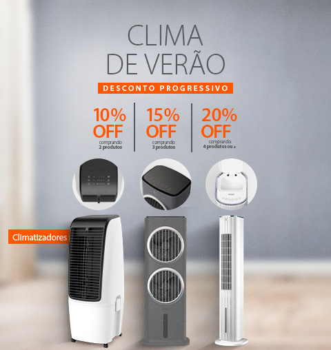 Climatizadores da Ar com Descontos Progressivos e até 6X Sem Juros