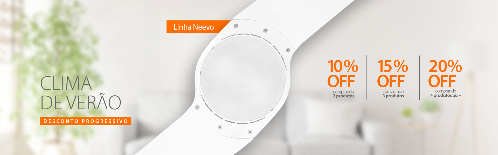 Ventilador de Teto SPIRIT Neevo com Descontos Progressivos e até 6X Sem Juros!