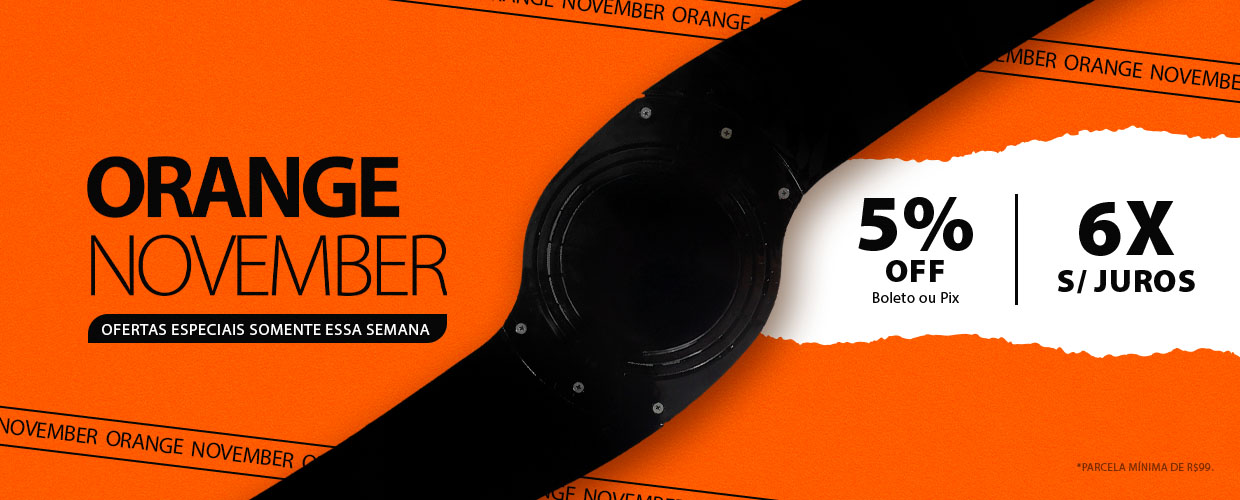 Black Antecipada de verdade é na Orange November SPIRIT! Até 50% OFF!*