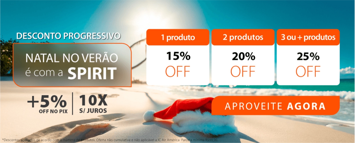 Fim de Ano Refrescante com até 25% de Descontos Progressivos!