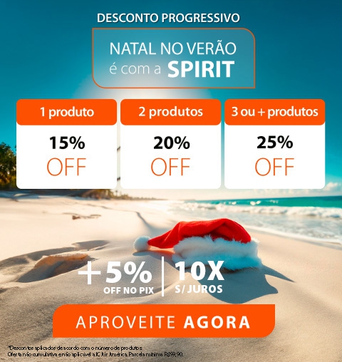 Fim de Ano Refrescante com até 25% de Descontos Progressivos!