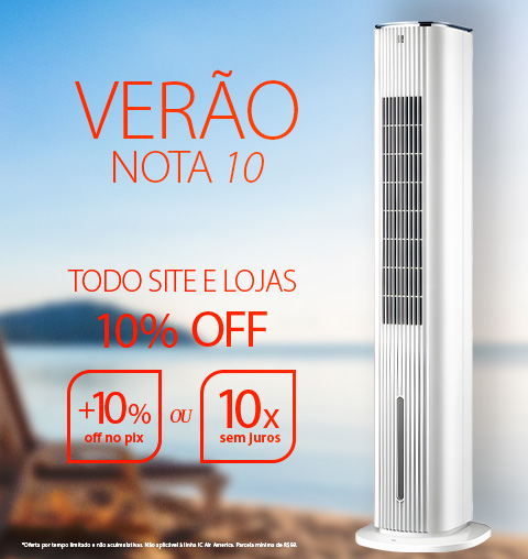 Climatizador de Ar SPIRIT com 10% de Descontos ou 10X Sem Juros!
