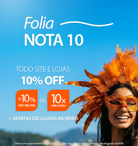 FOLIA Nota 10 é na SPIRIT: 10% OFF ou 10X Sem Juros + OFERTAS ESPECIAIS AINDA MELHORES!