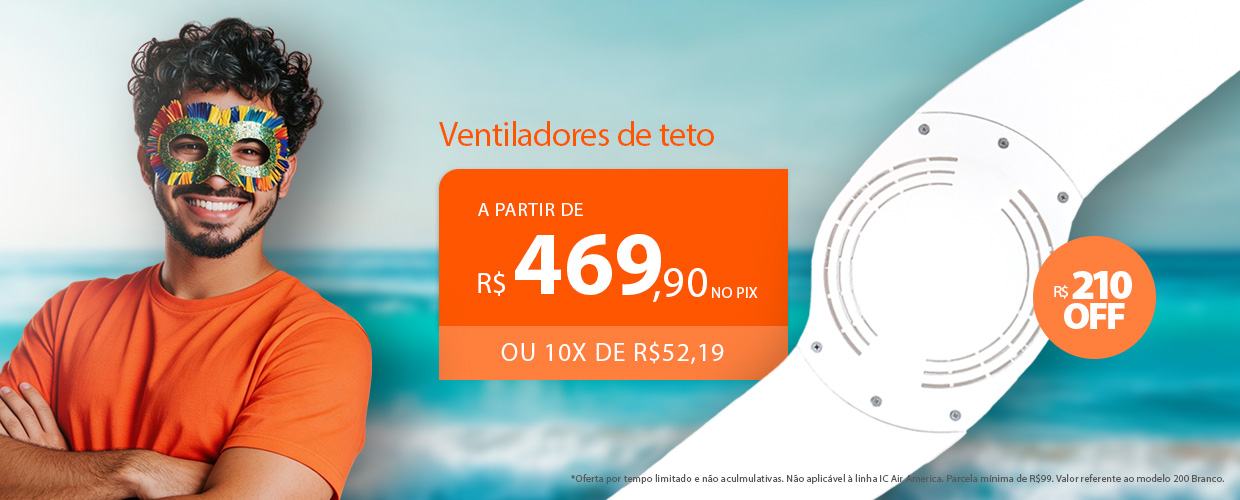 Ventilador de Teto SPIRIT a partir de R$469,90!*