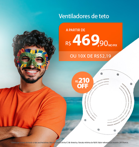 Ventilador de Teto SPIRIT a partir de R$469,90!*