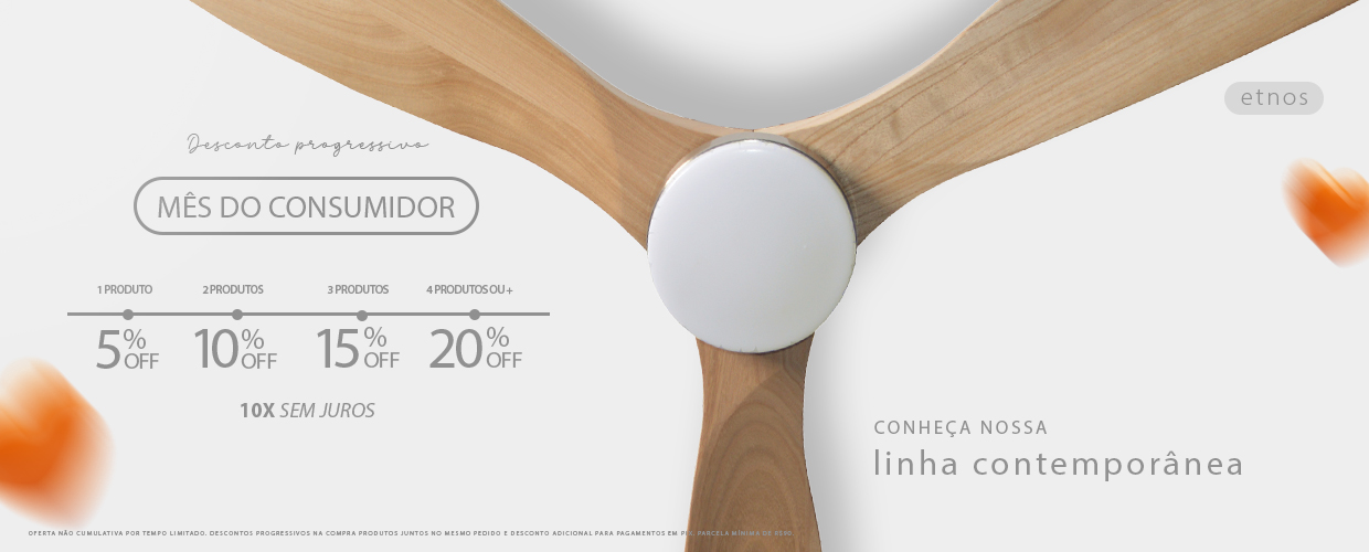 Conheça a Nova Linha de Ventiladores Contemporânea 