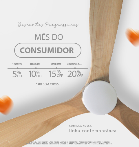 Conheça a Nova Linha de Ventiladores Contemporânea 