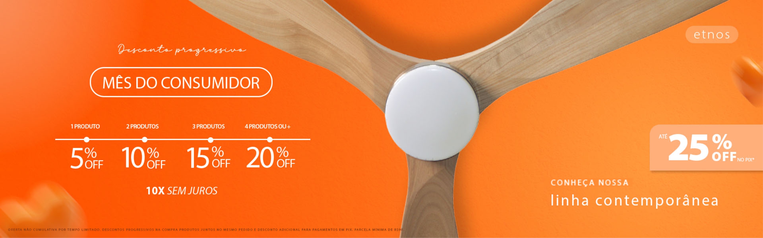 Conheça a Nova linha de Ventiladores SPIRIT Contemporânea, com até 25% OFF em descontos progressivos!*